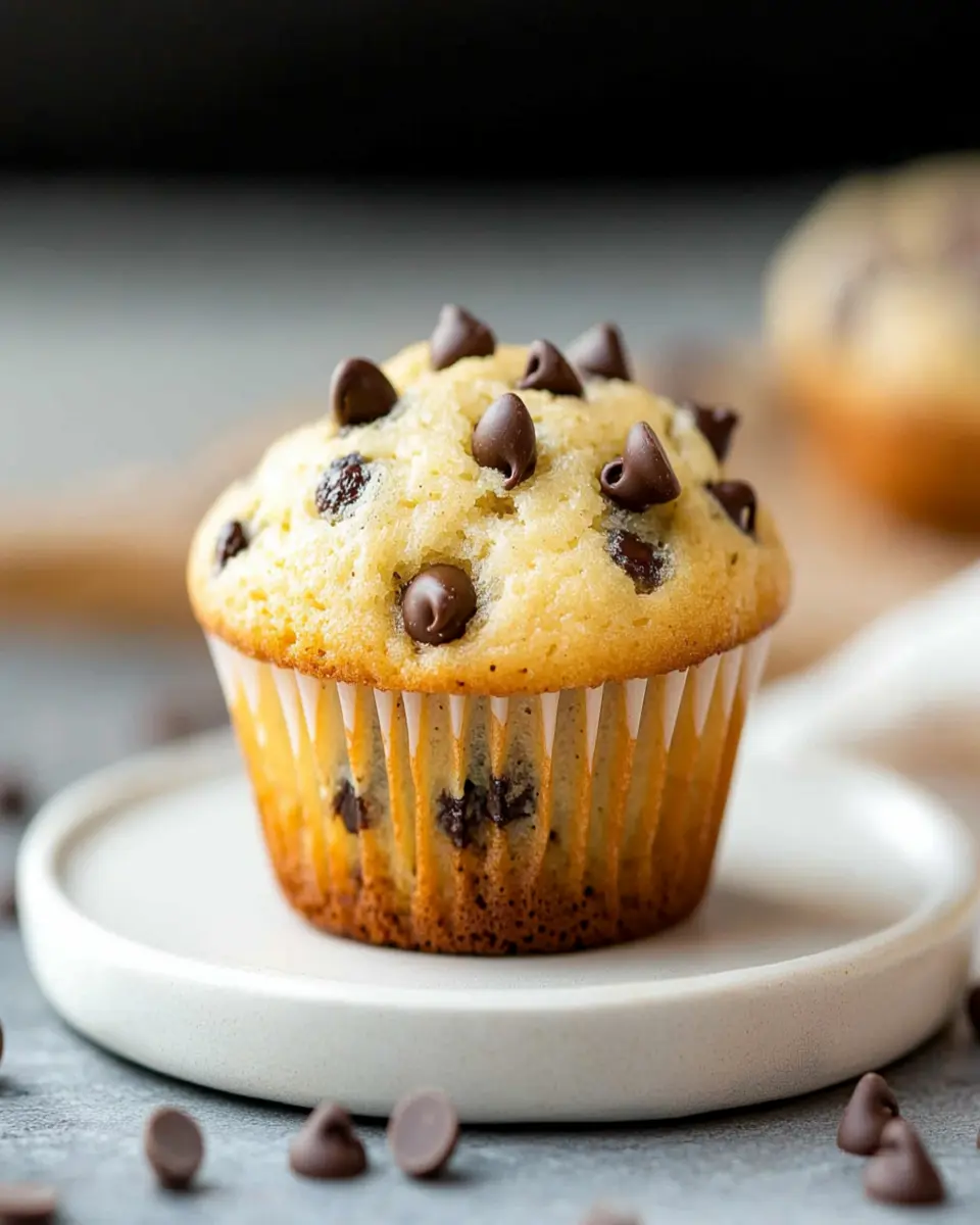 Easy Chocolate Chip Muffin Recipe First Image First Image