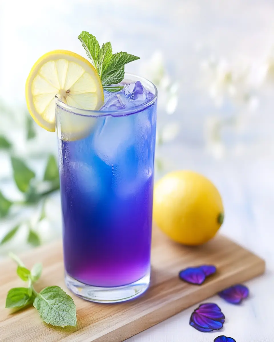 Butterfly Pea Flower Lemonade First Image First Image
