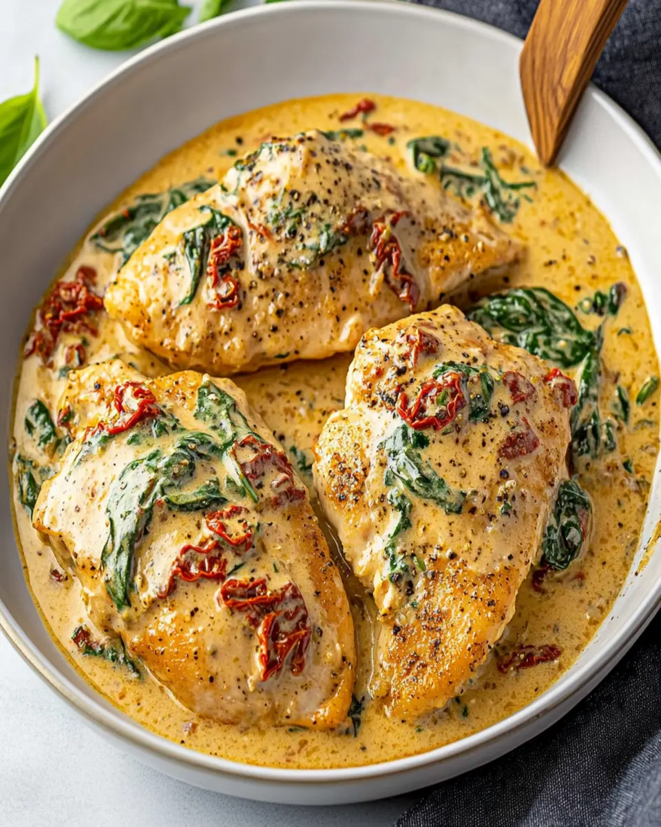 Creamy Tuscan Chicken First Image First Image