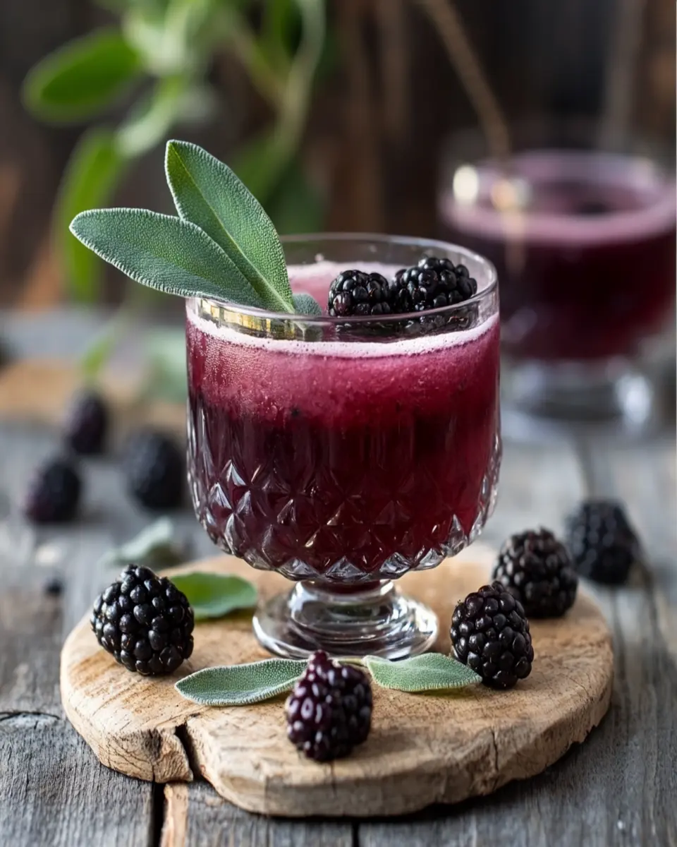 Blackberry Sage Smash First Image First Image