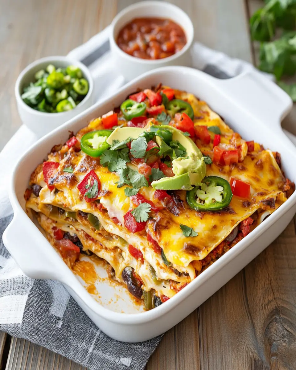 Mexican Lasagna Breakfast Casserole First Image First Image