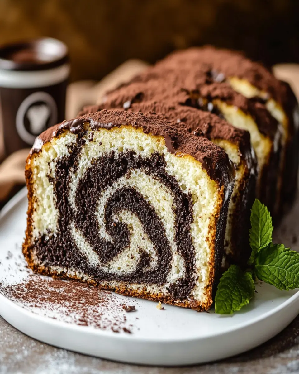Chocolate Marble Bread First Image First Image