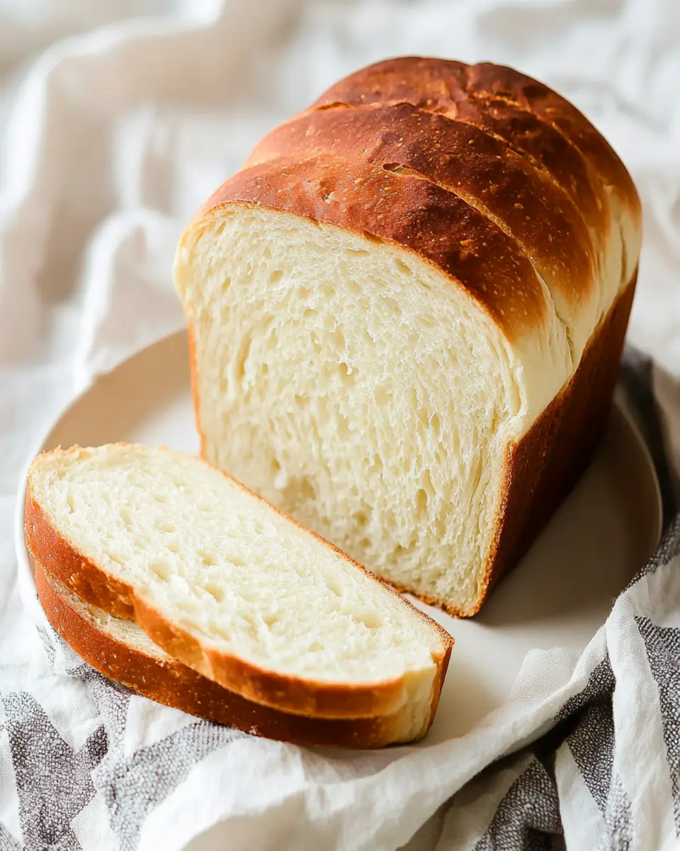 White Sandwich Bread First Image First Image