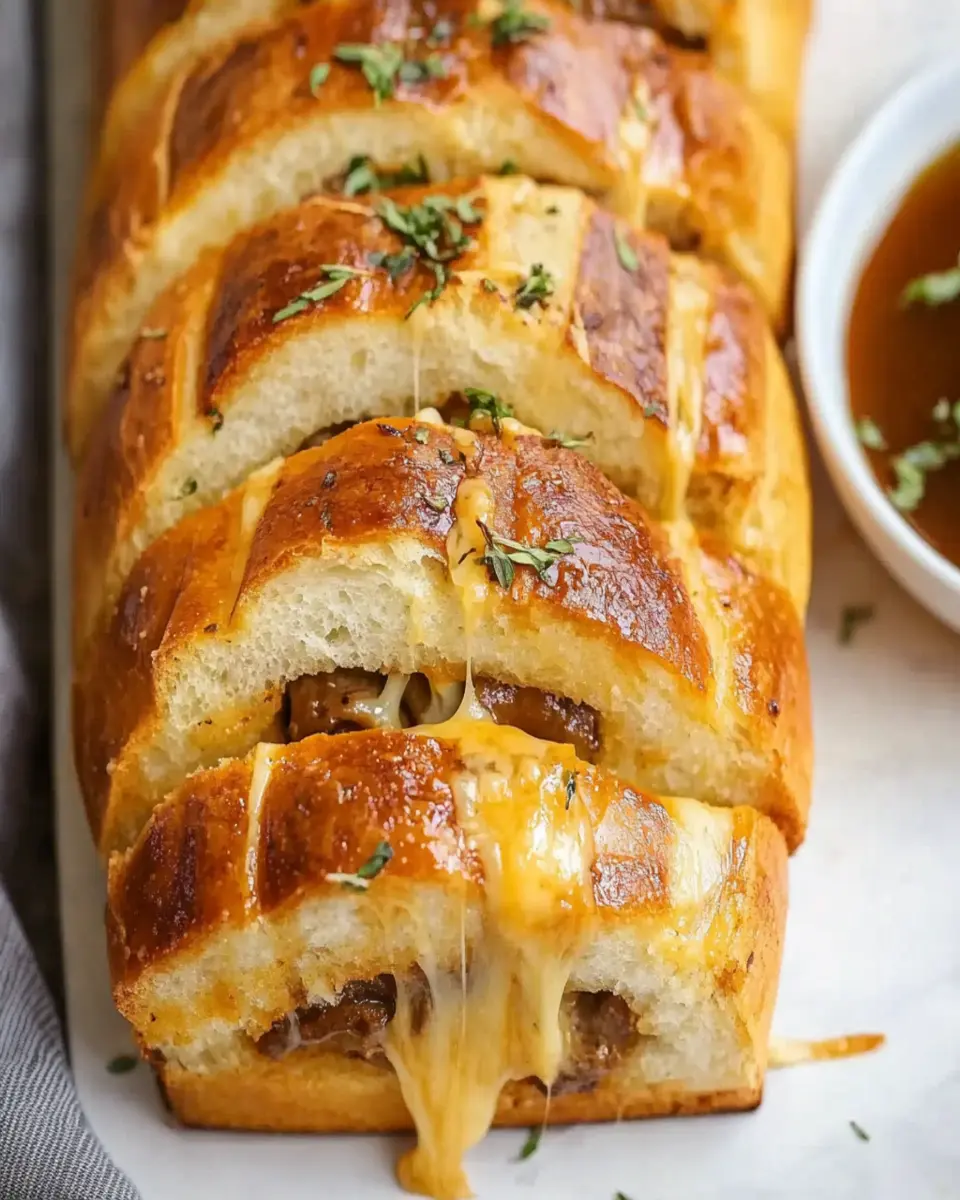 French Dip Pull Apart Bread First Image First Image