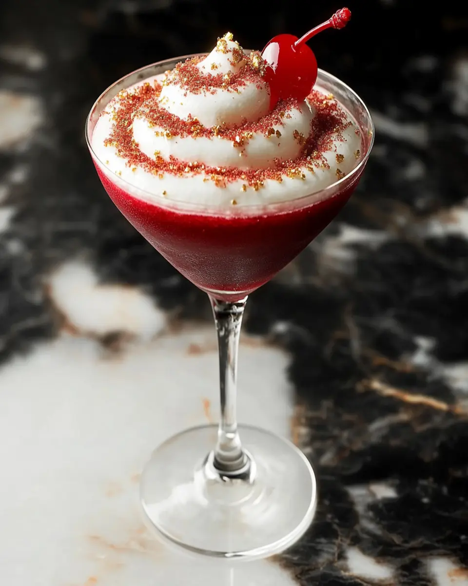 Decadent Red Velvet Martini First Image First Image