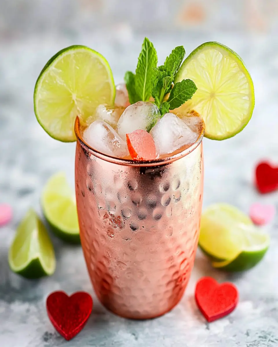 Valentine's Moscow Mule Cocktail First Image First Image