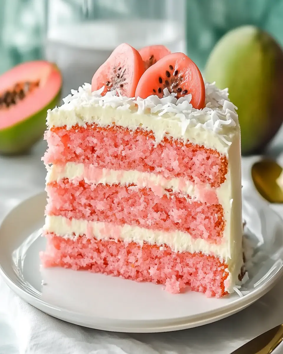 Guava Coconut Cake First Image First Image