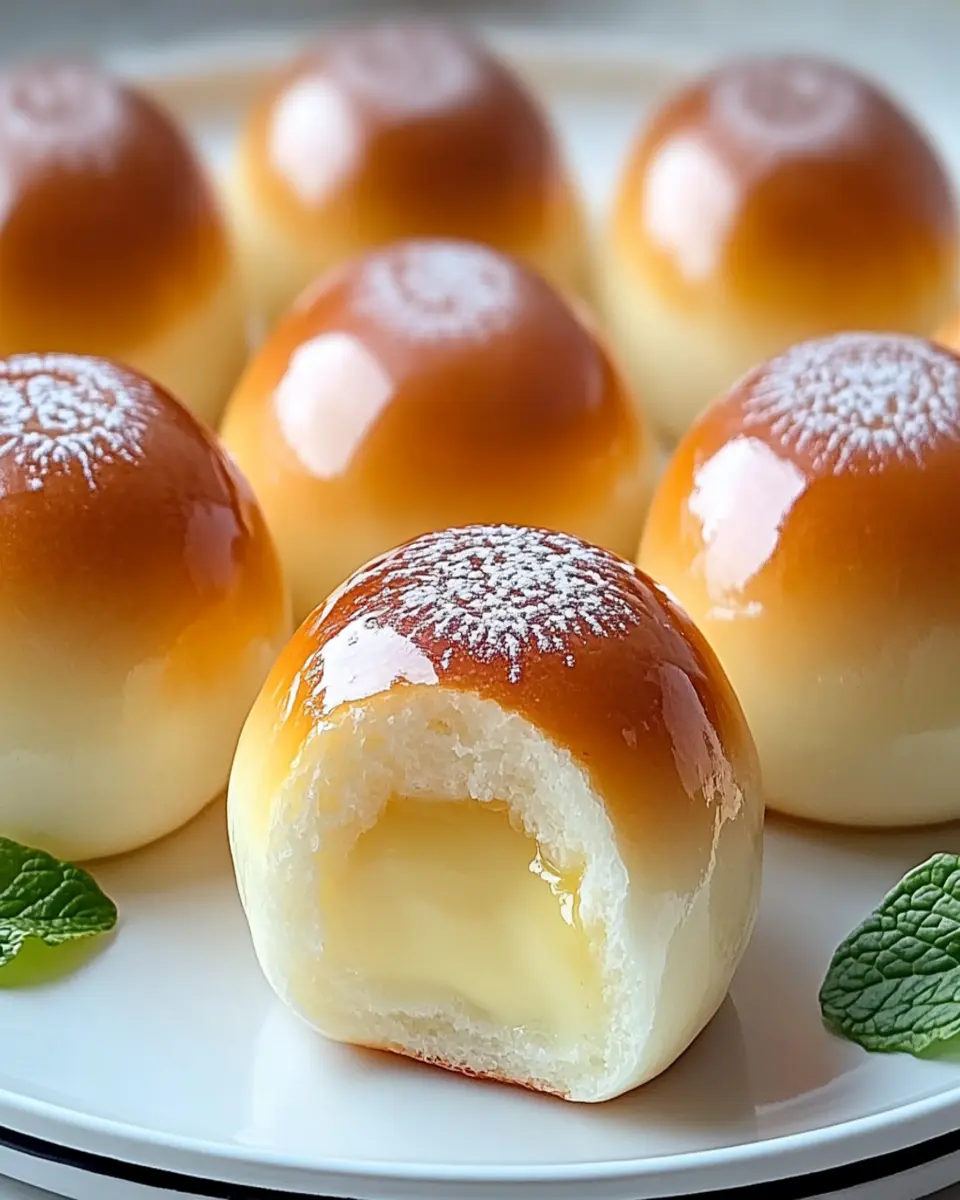 Irresistible Baked Custard Buns: Soft, Creamy, and Homemade First Image First Image