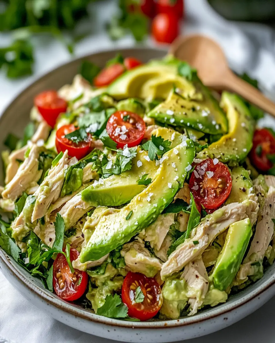 Avocado Chicken Salad First Image First Image