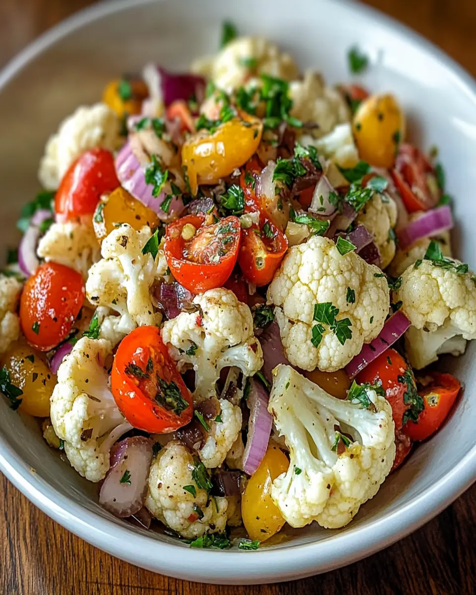 Marinated Cauliflower Salad First Image First Image