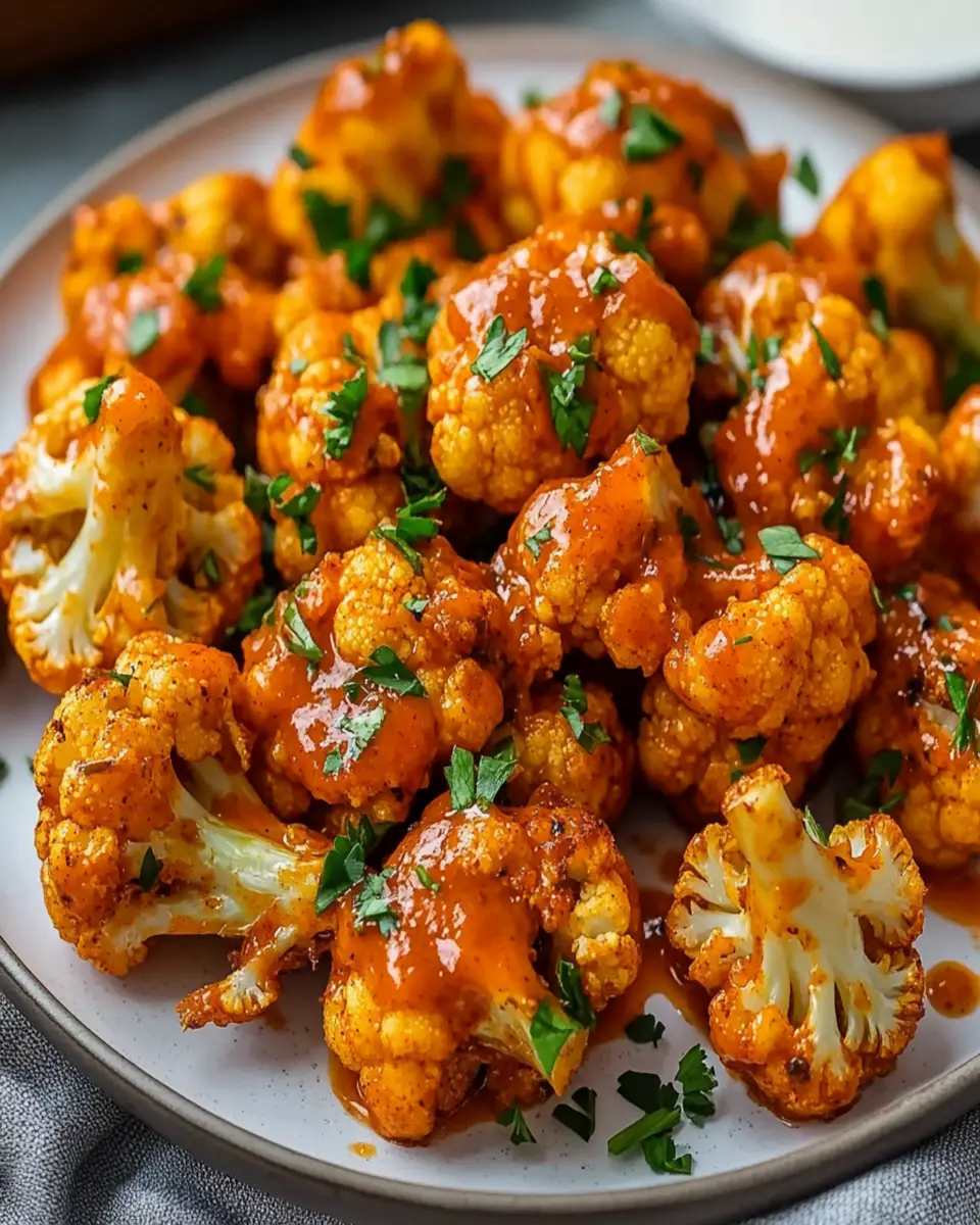 Air Fryer Buffalo Cauliflower First Image First Image