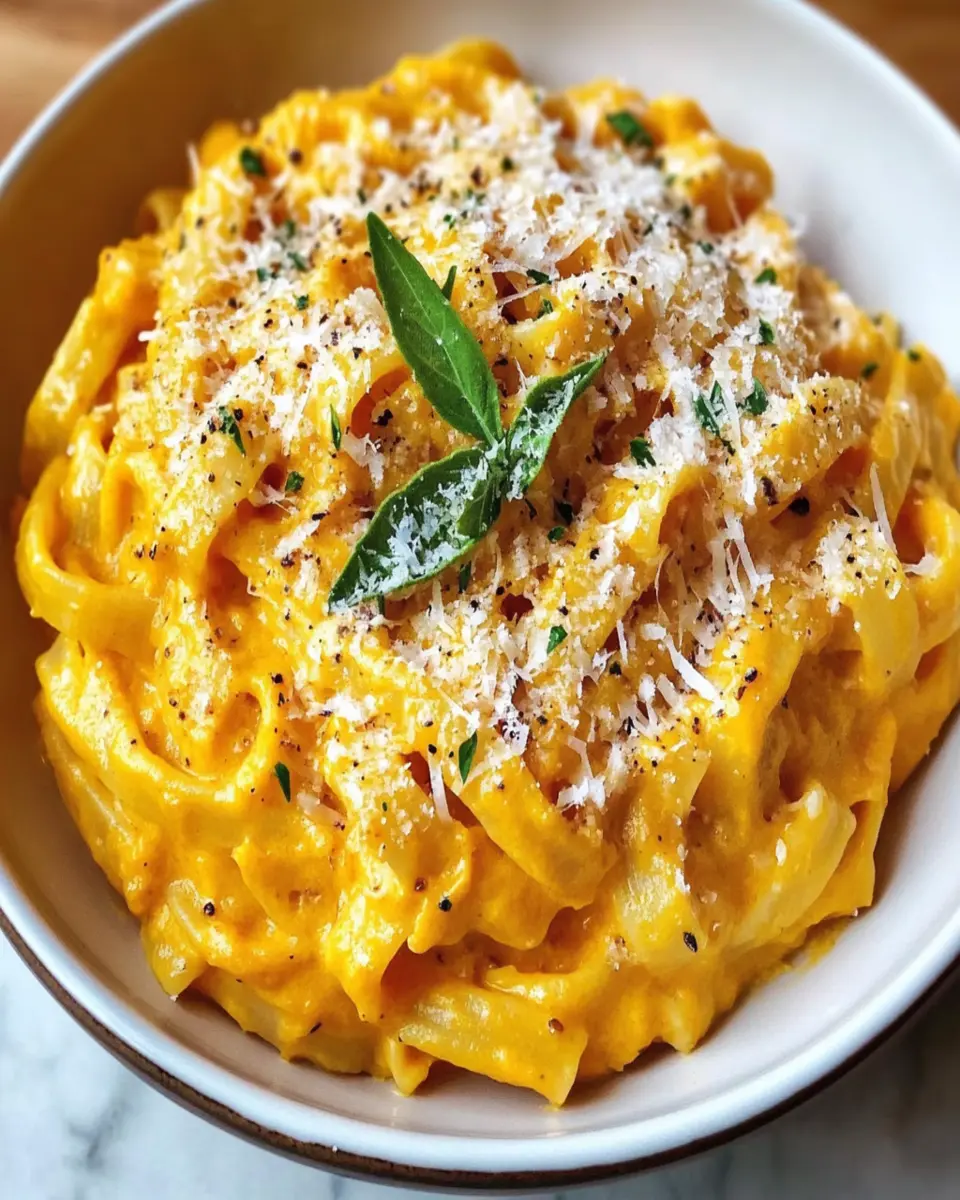 Creamy Butternut Squash Pasta Sauce First Image First Image