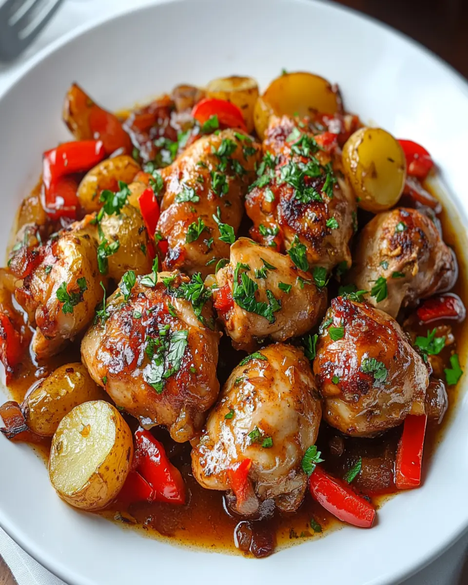 Best Chicken Scarpariello Recipe in 45 Mins! First Image First Image