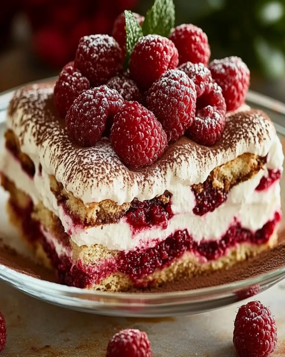 Fresh Raspberry Tiramisu First Image First Image
