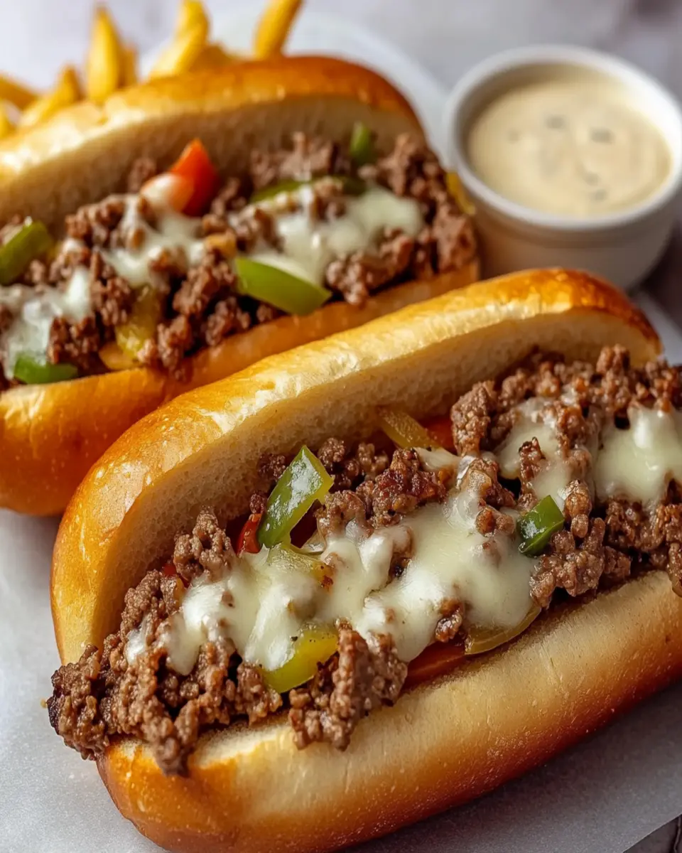 Ground Beef Philly Cheesesteaks First Image First Image