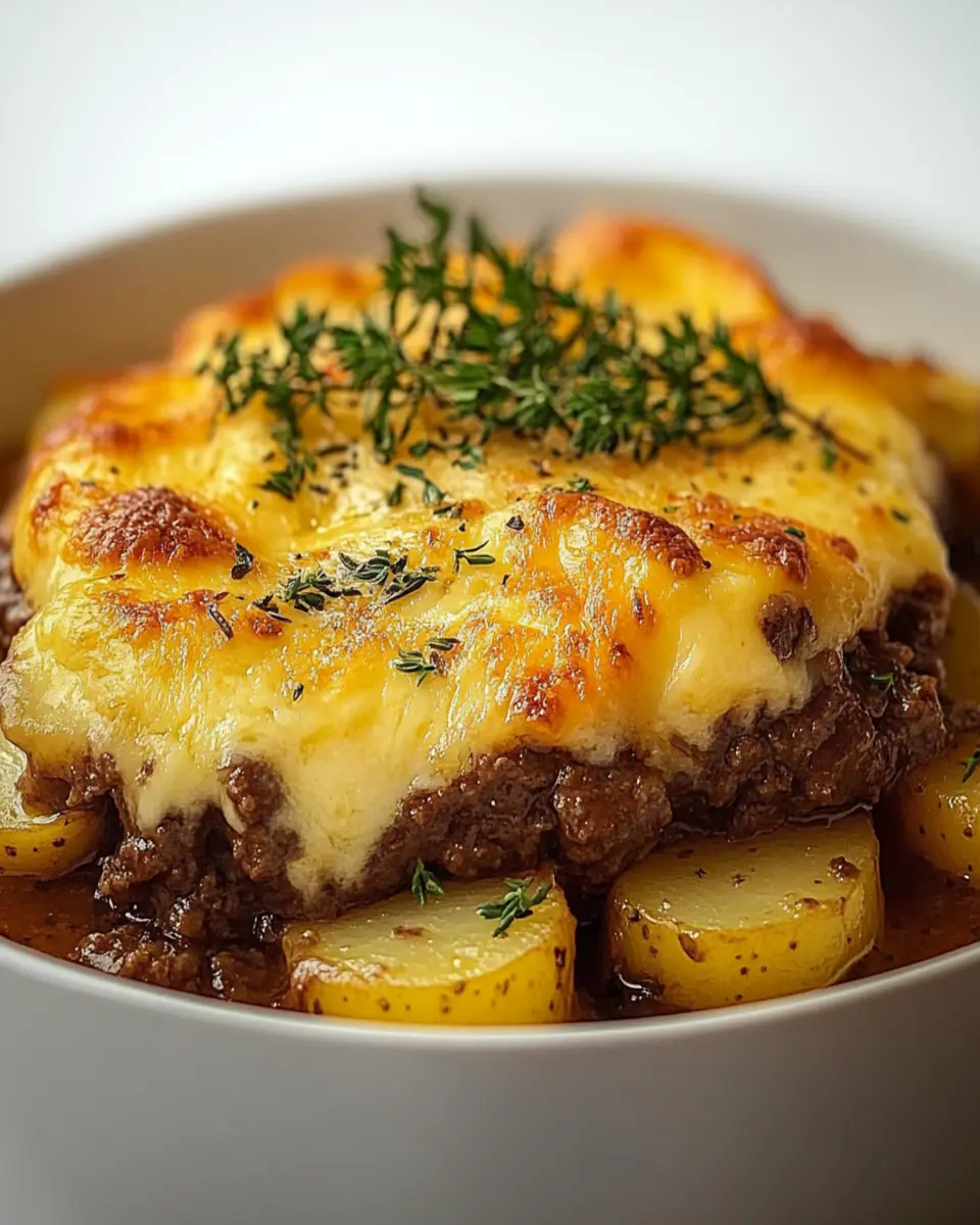 Cheesy Beef and Potato Bake First Image First Image