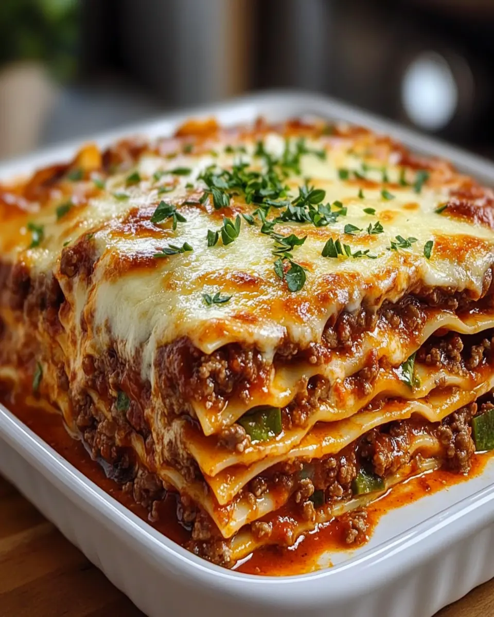 CLASSIC CHEESY BEEF & VEGGIE LASAGNA First Image First Image