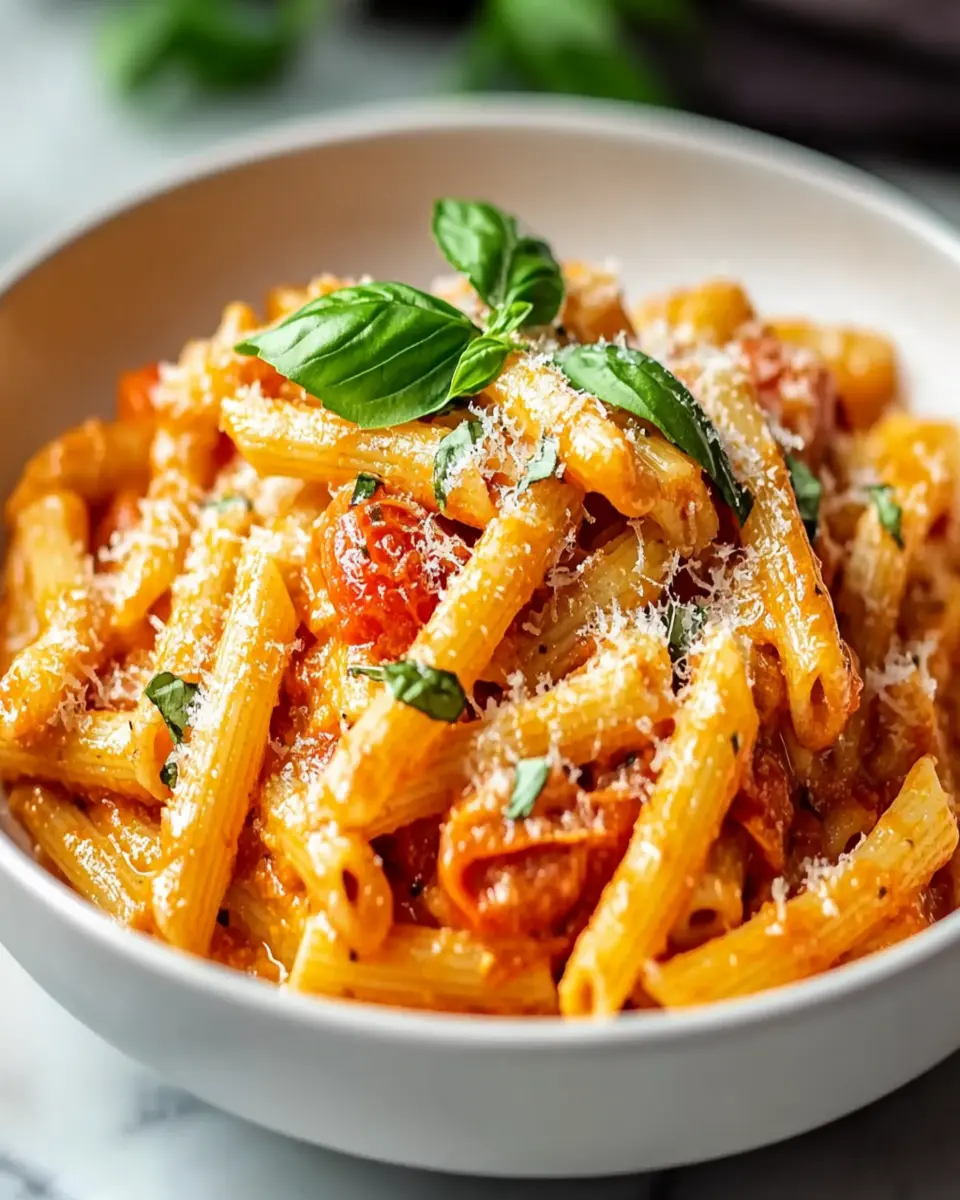 Creamy Tomato Garlic Pasta First Image First Image