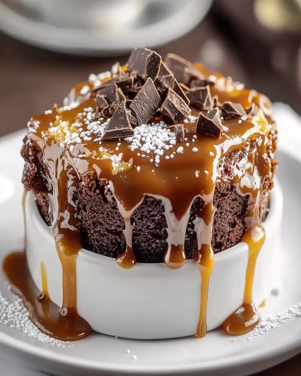 Chocolate Caramel Dump Cake First Image First Image