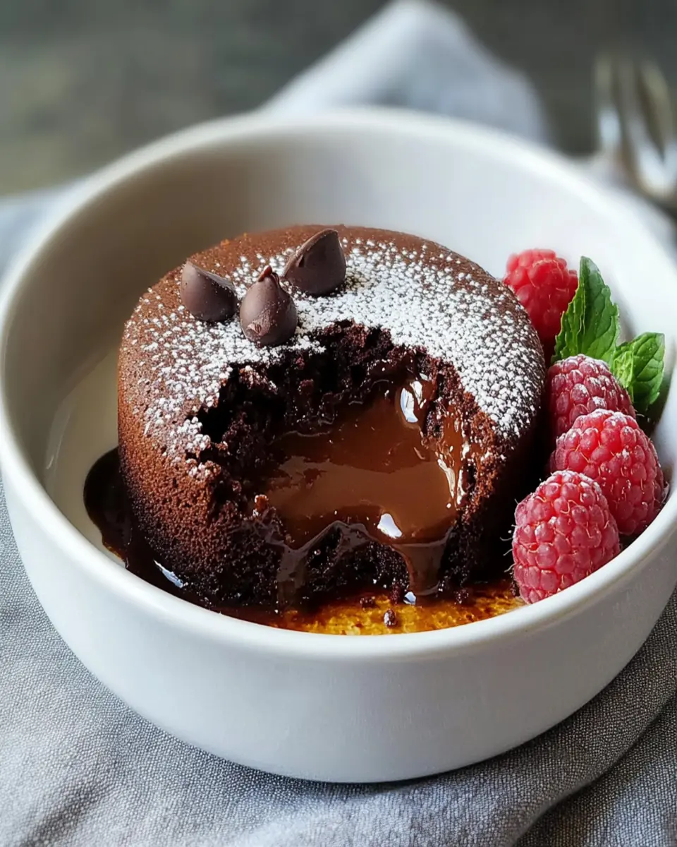 2-Minute Chocolate Lava Cake First Image First Image