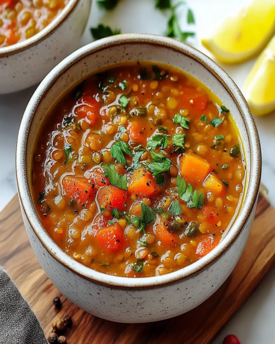 Mediterranean Lentil Soup First Image First Image