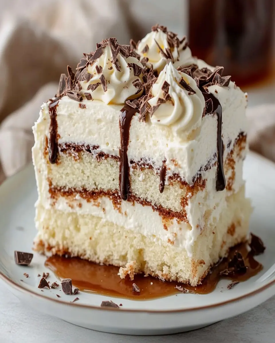 The White Russian Poke Cake First Image First Image