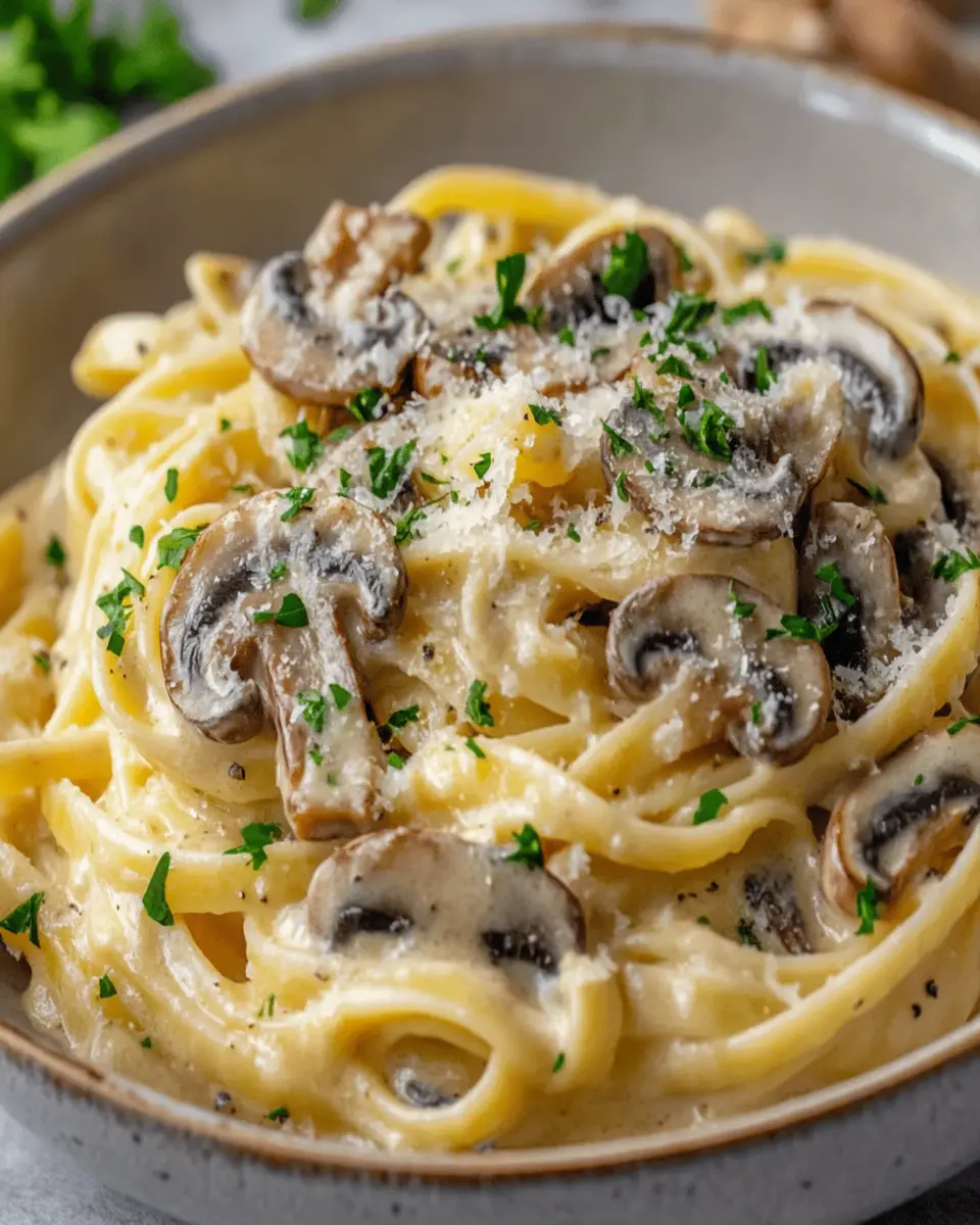 Creamy Cashew Mushroom Pasta First Image First Image