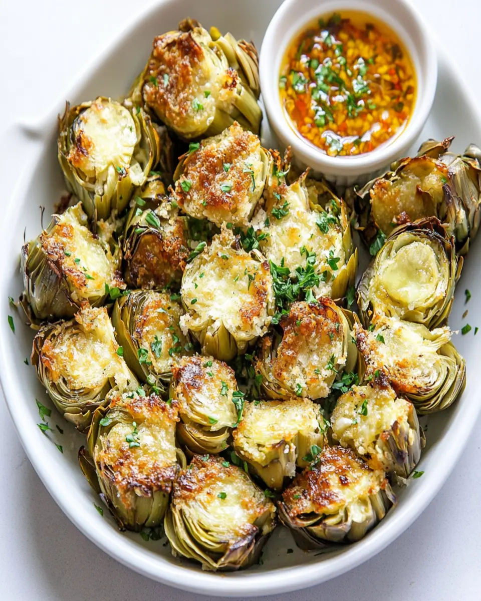 Crispy Baked Canned Artichoke Hearts First Image First Image