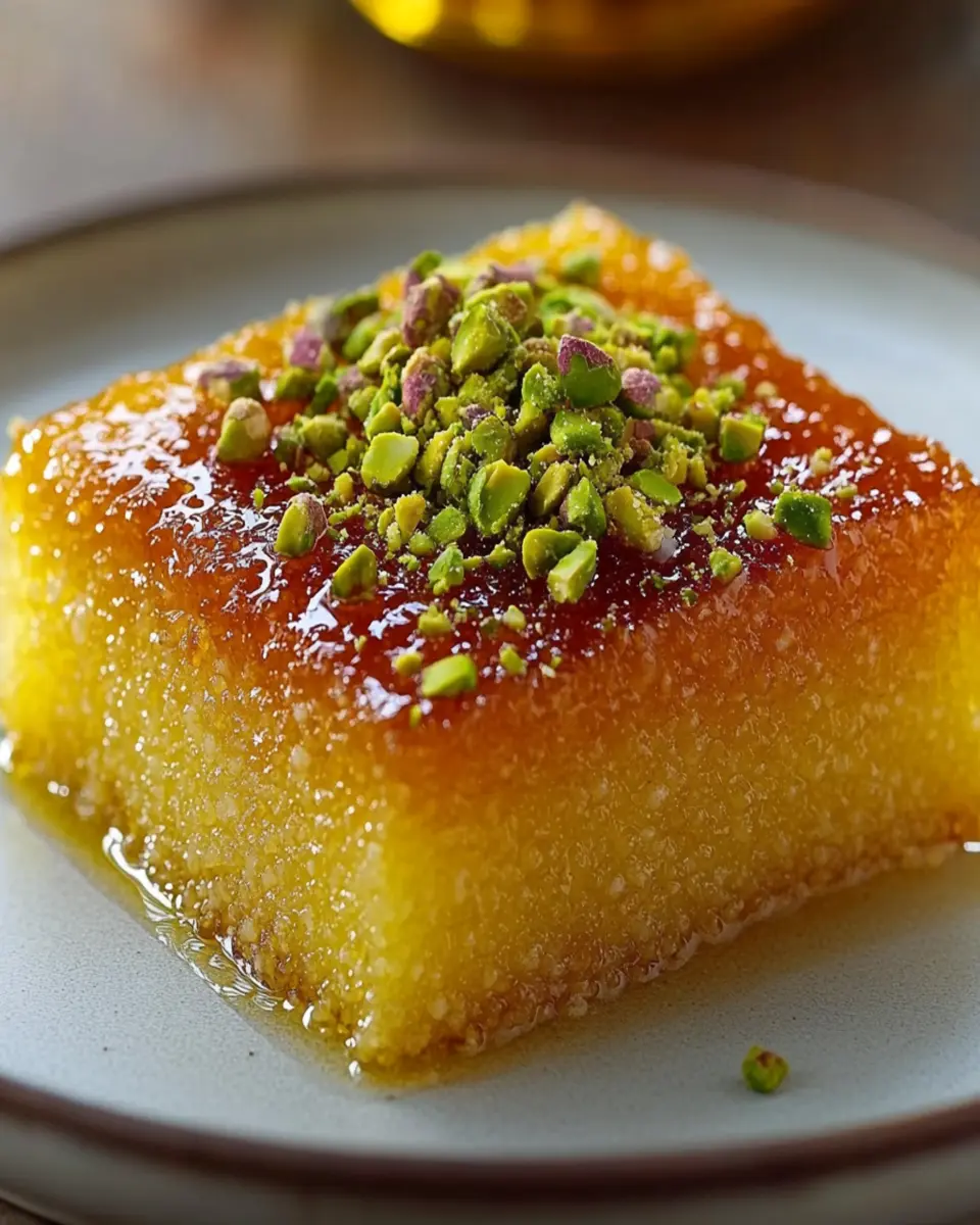 Turkish Revani – Traditional Semolina Cake First Image First Image