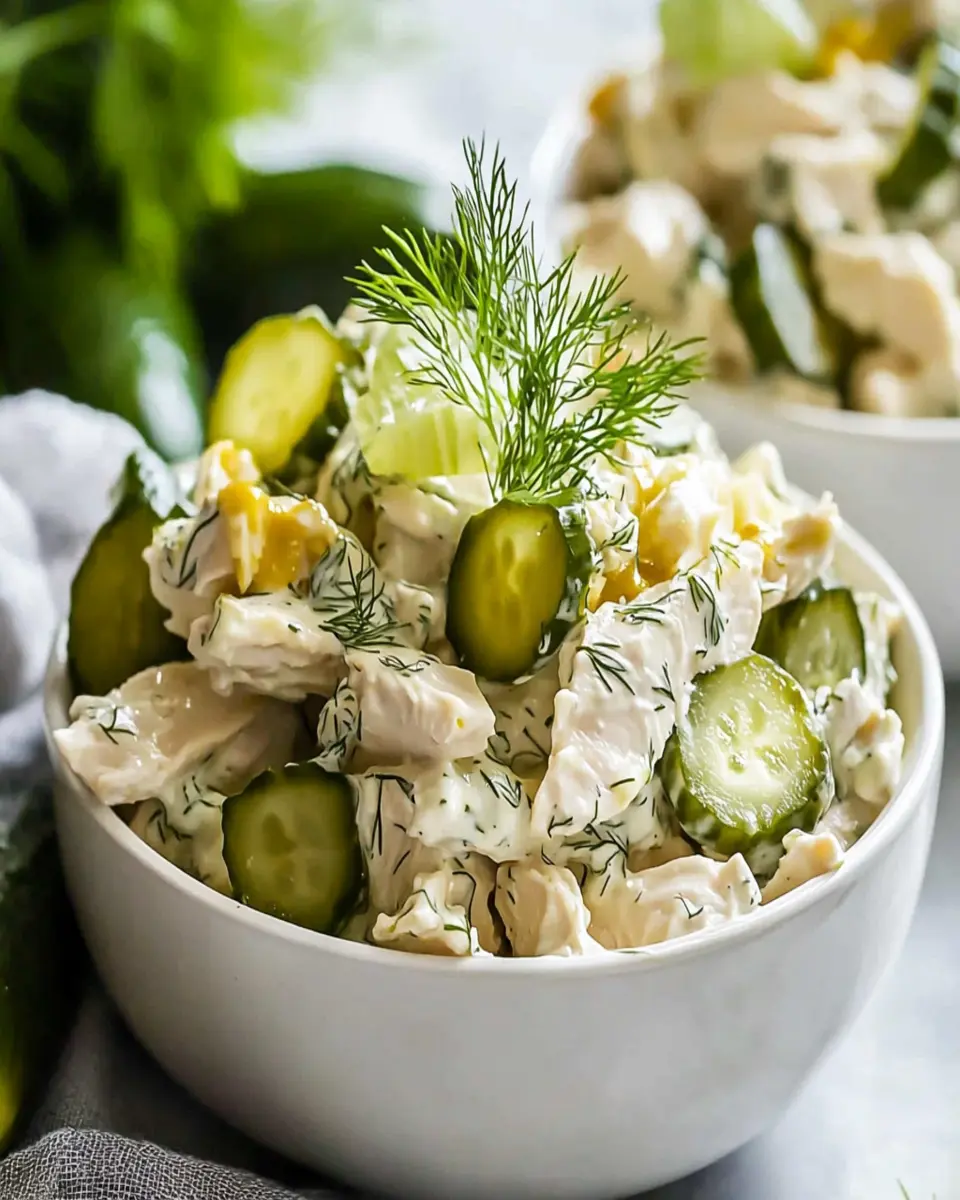 Dill Pickle Chicken Salad First Image First Image