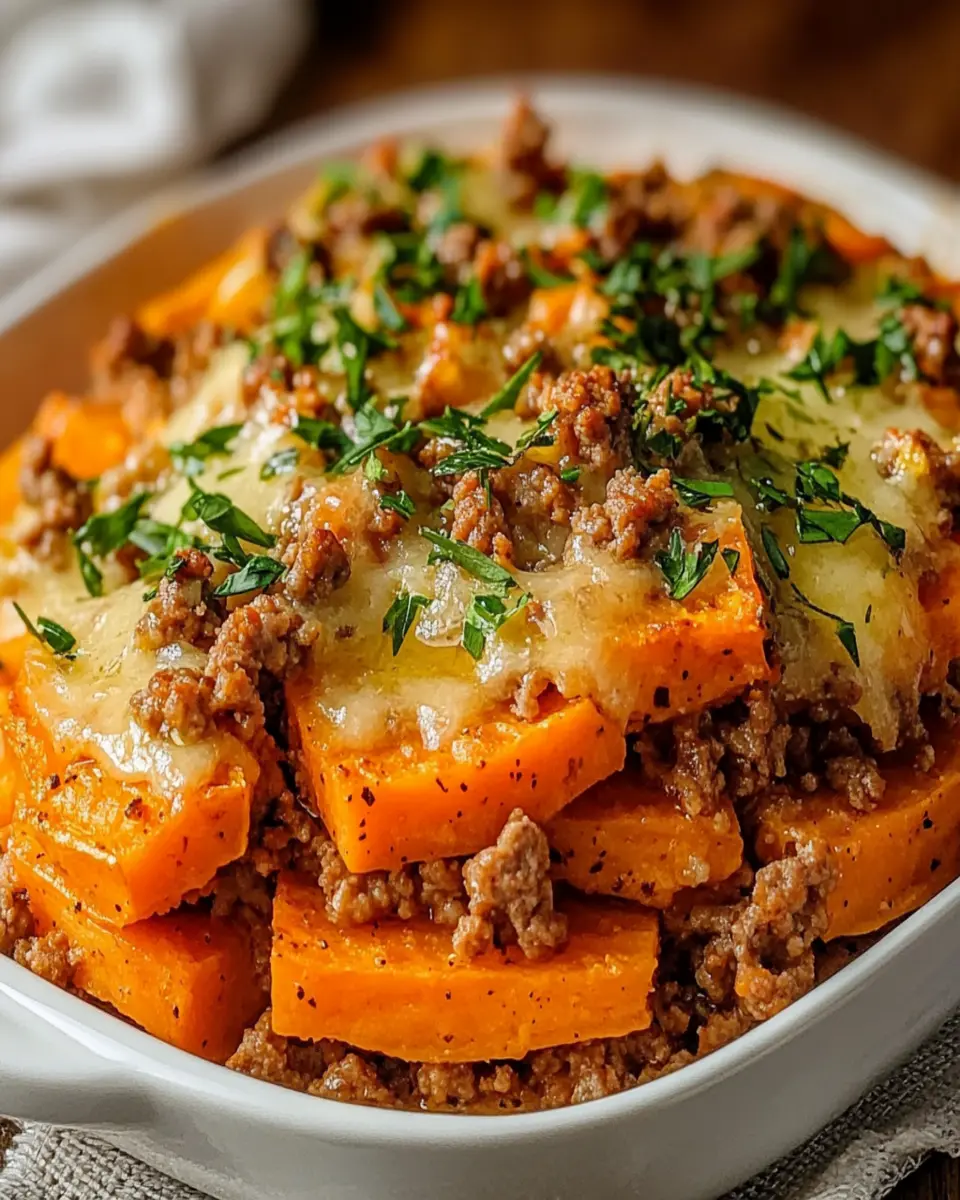 Ground Turkey Sweet Potato Bake First Image First Image