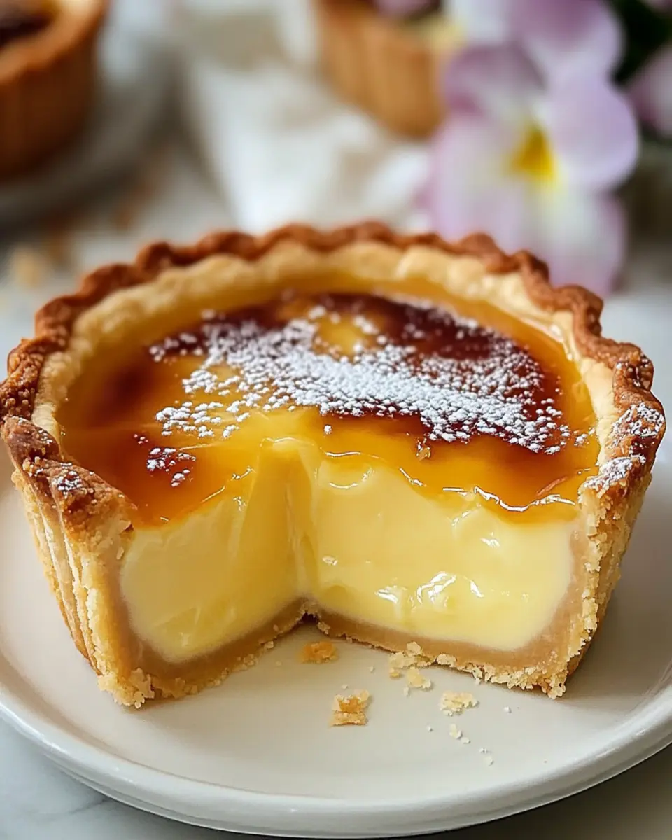 Creamy Condensed Milk Tart with Golden Caramelized Top First Image First Image