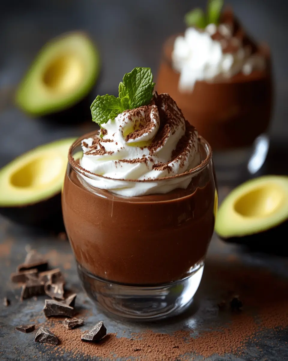 Chocolate Avocado Mousse First Image First Image