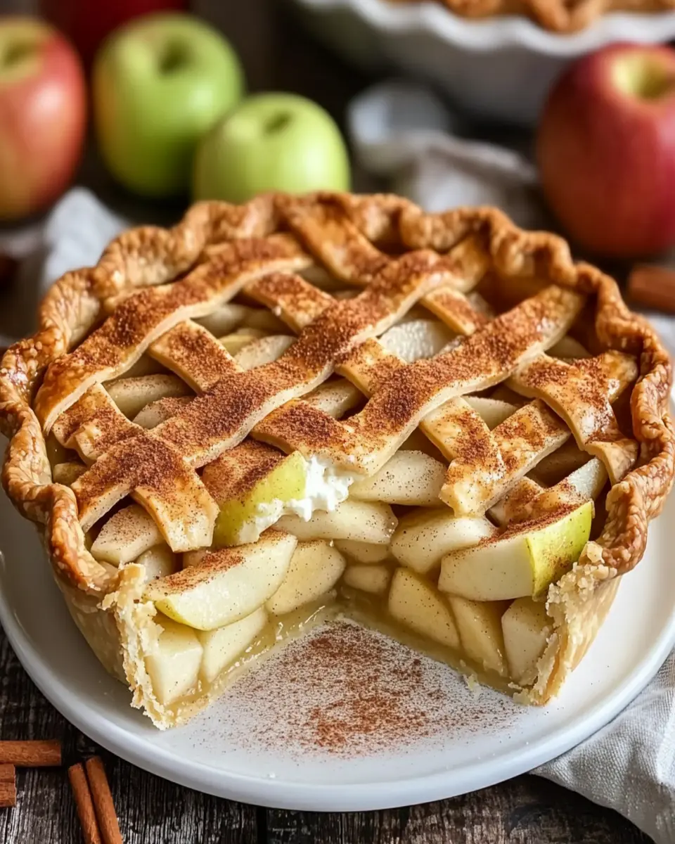 Snickerdoodle Cream Cheese Apple Pie First Image First Image