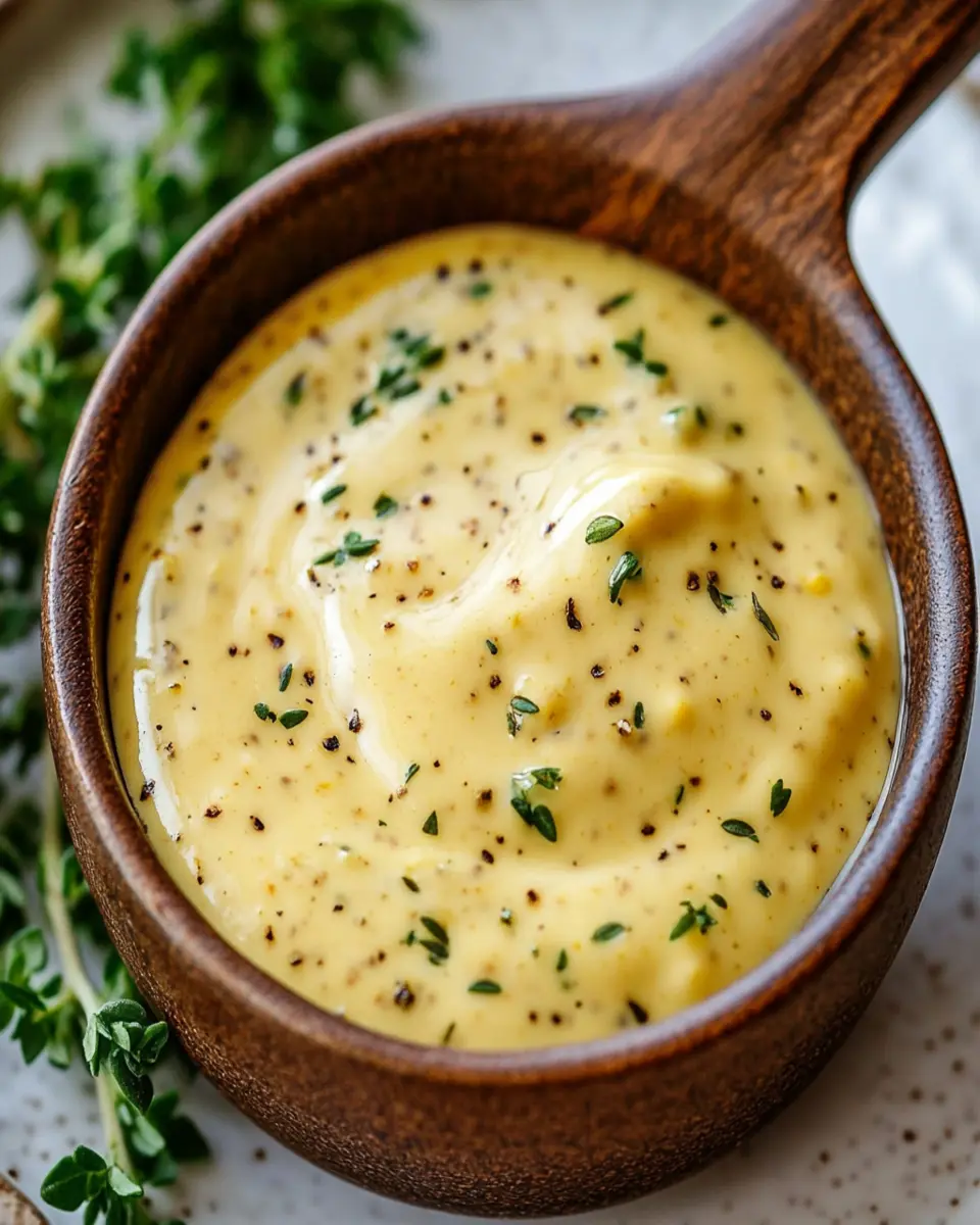 Creamy Mustard Sauce First Image First Image
