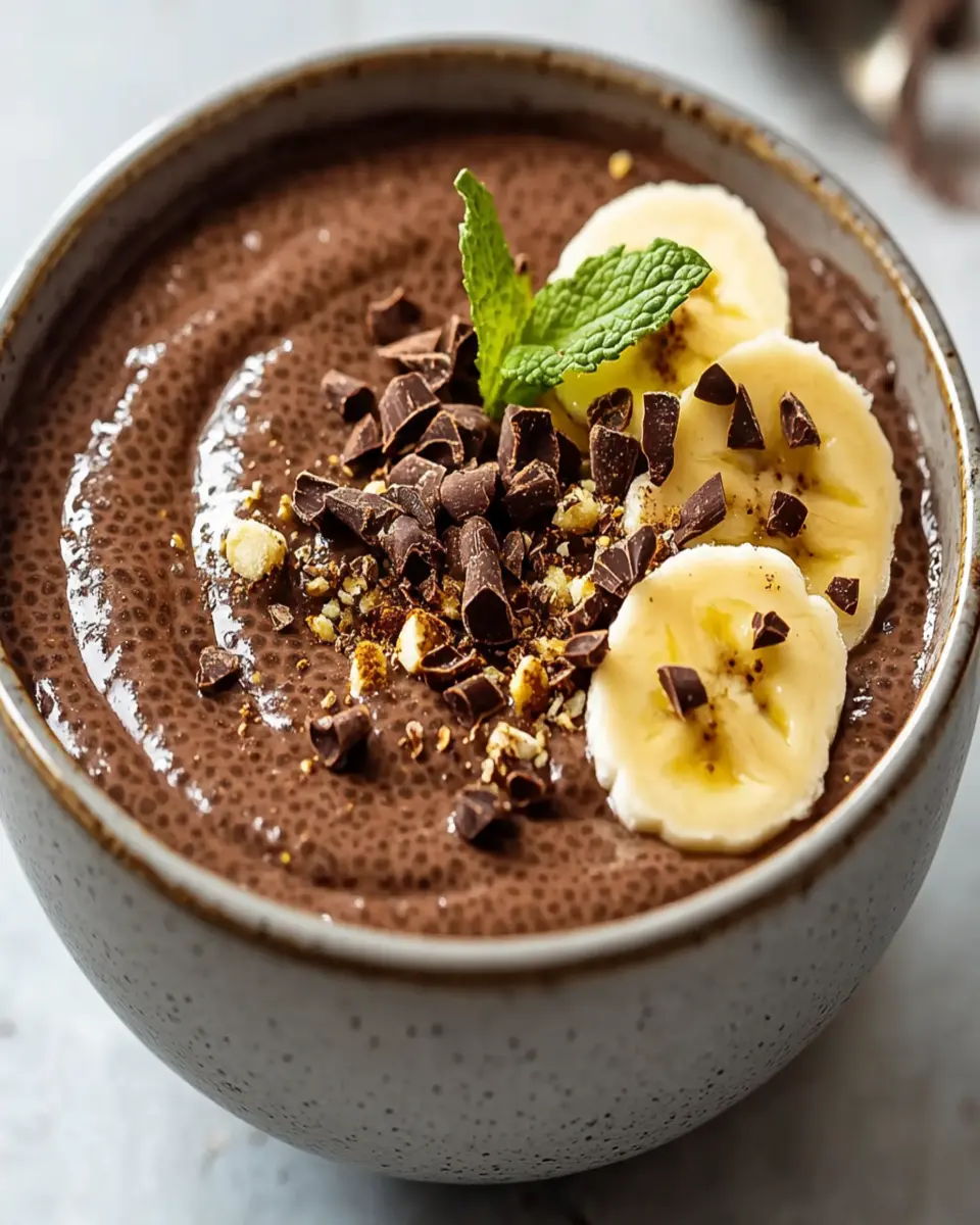Creamy Chocolate Chia Pudding First Image First Image