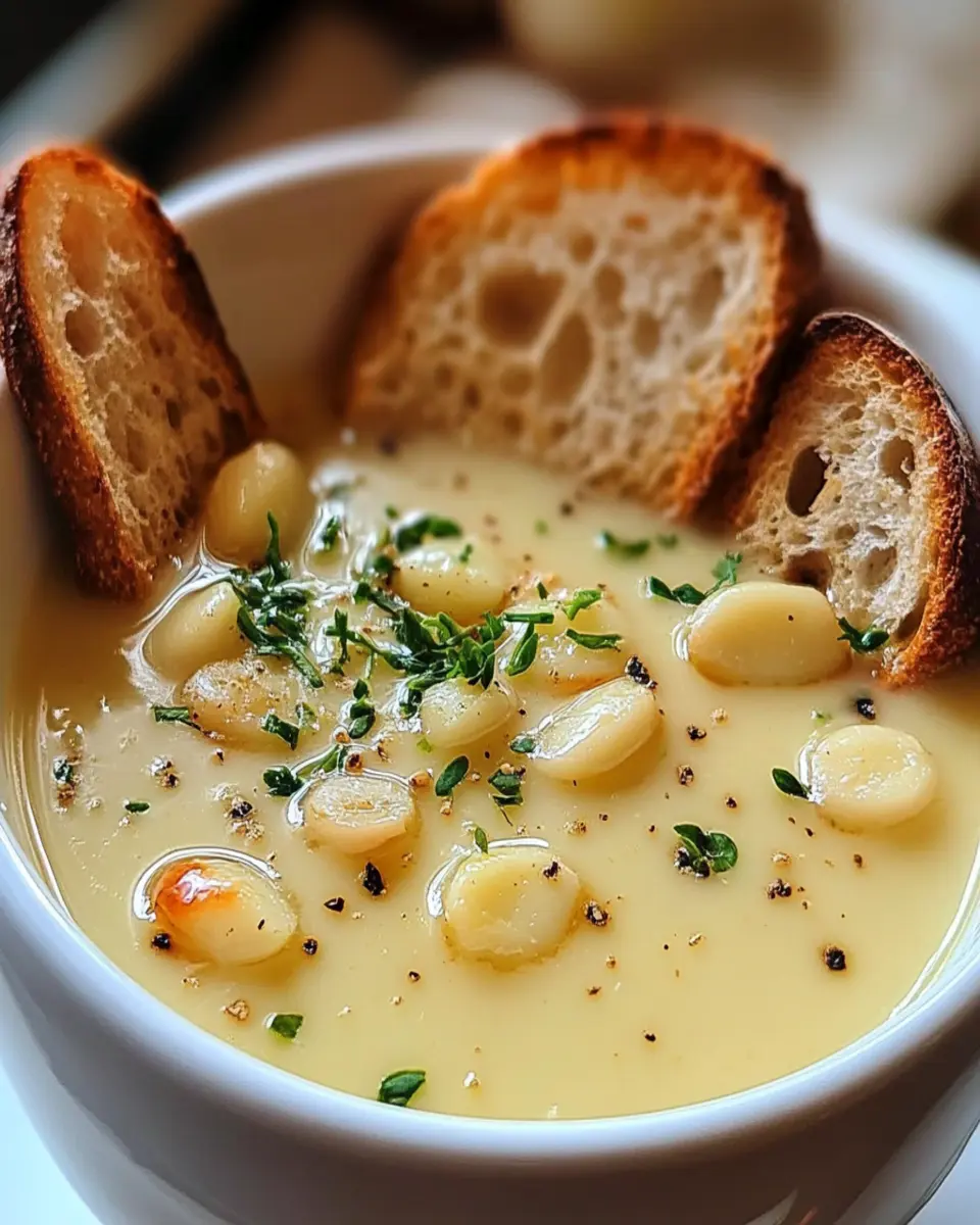 Savory Country French Garlic Soup for Cozy Nights First Image First Image