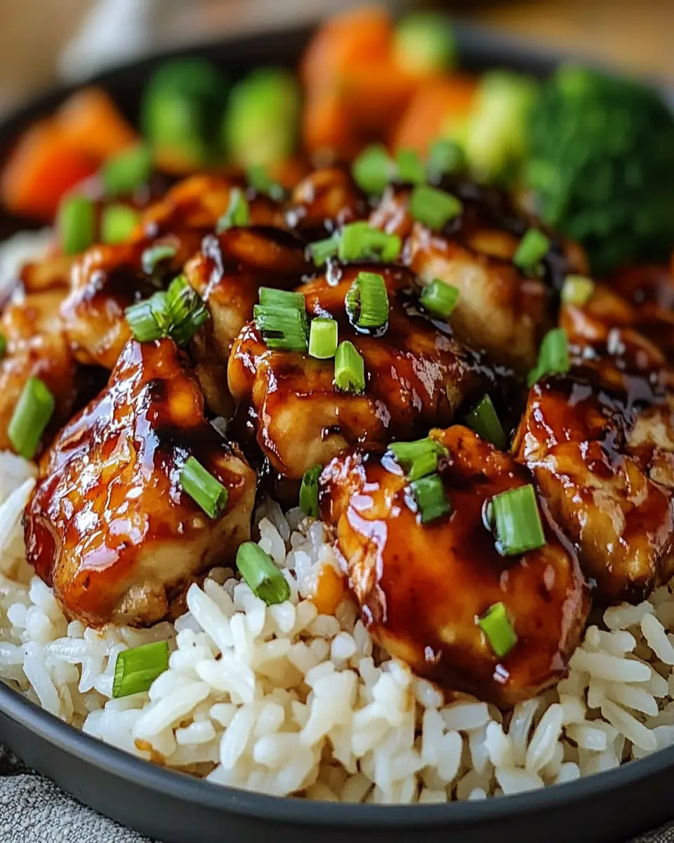 Honey BBQ Chicken Rice First Image First Image