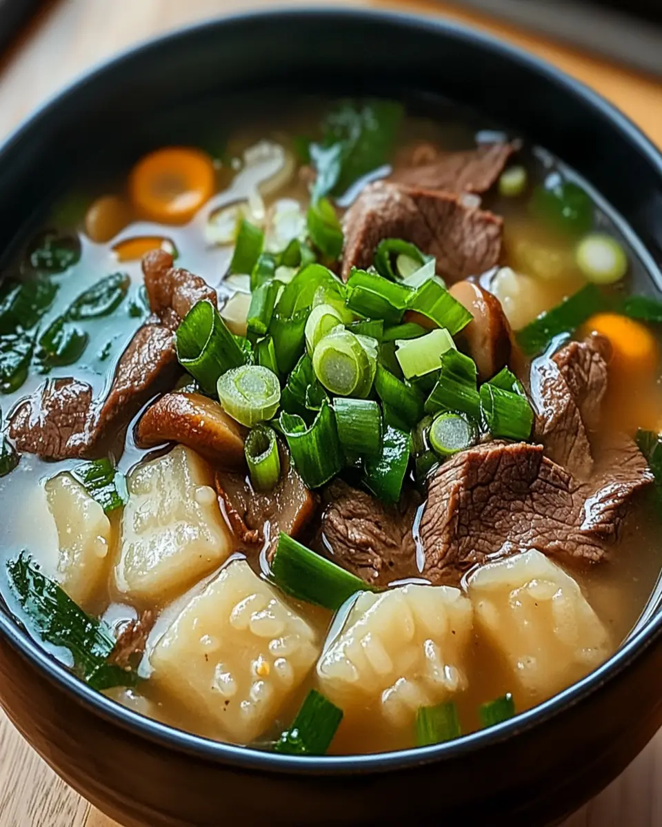 Korean Rice Cake Soup First Image First Image