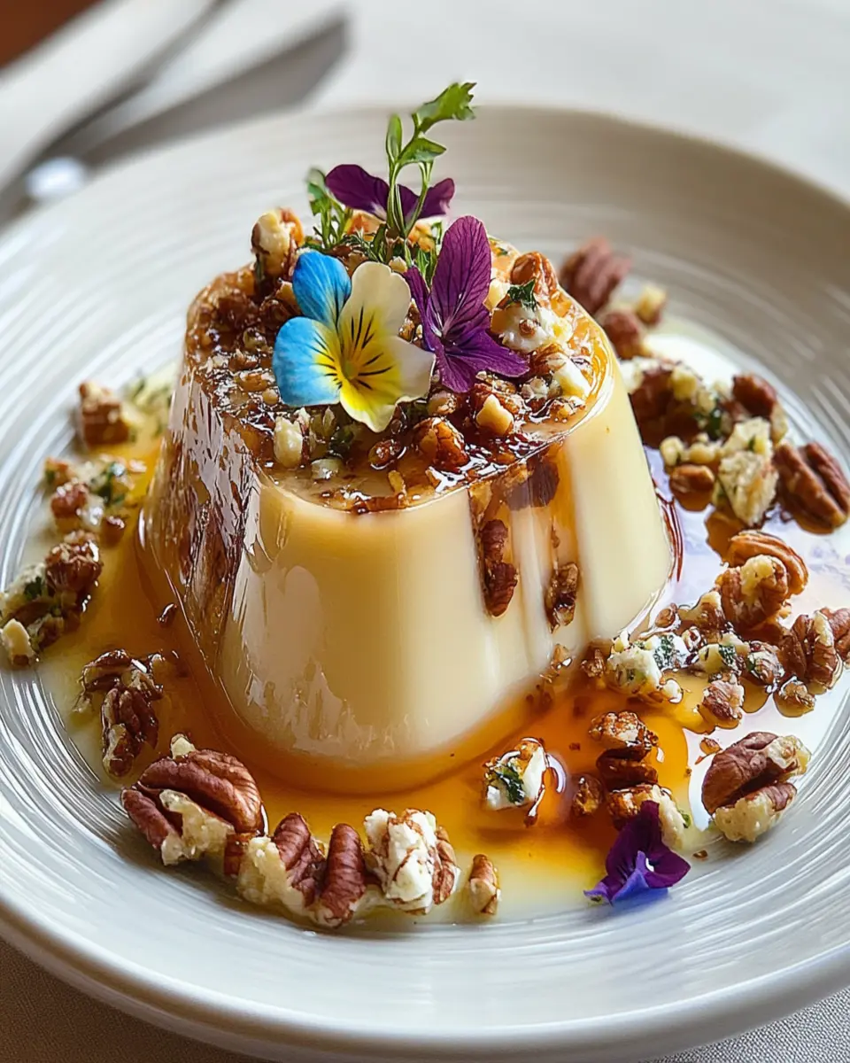 Gelatin Dessert with Nuts and Cheese First Image First Image