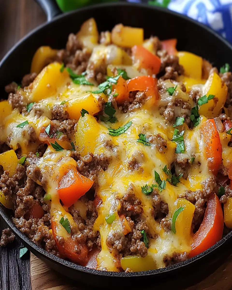 Delicious Country Hamburger Skillet Dinner in Just One Pan First Image First Image