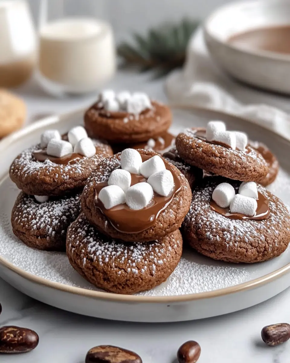 Marshmallow Hot Cocoa Surprise Cookies First Image First Image