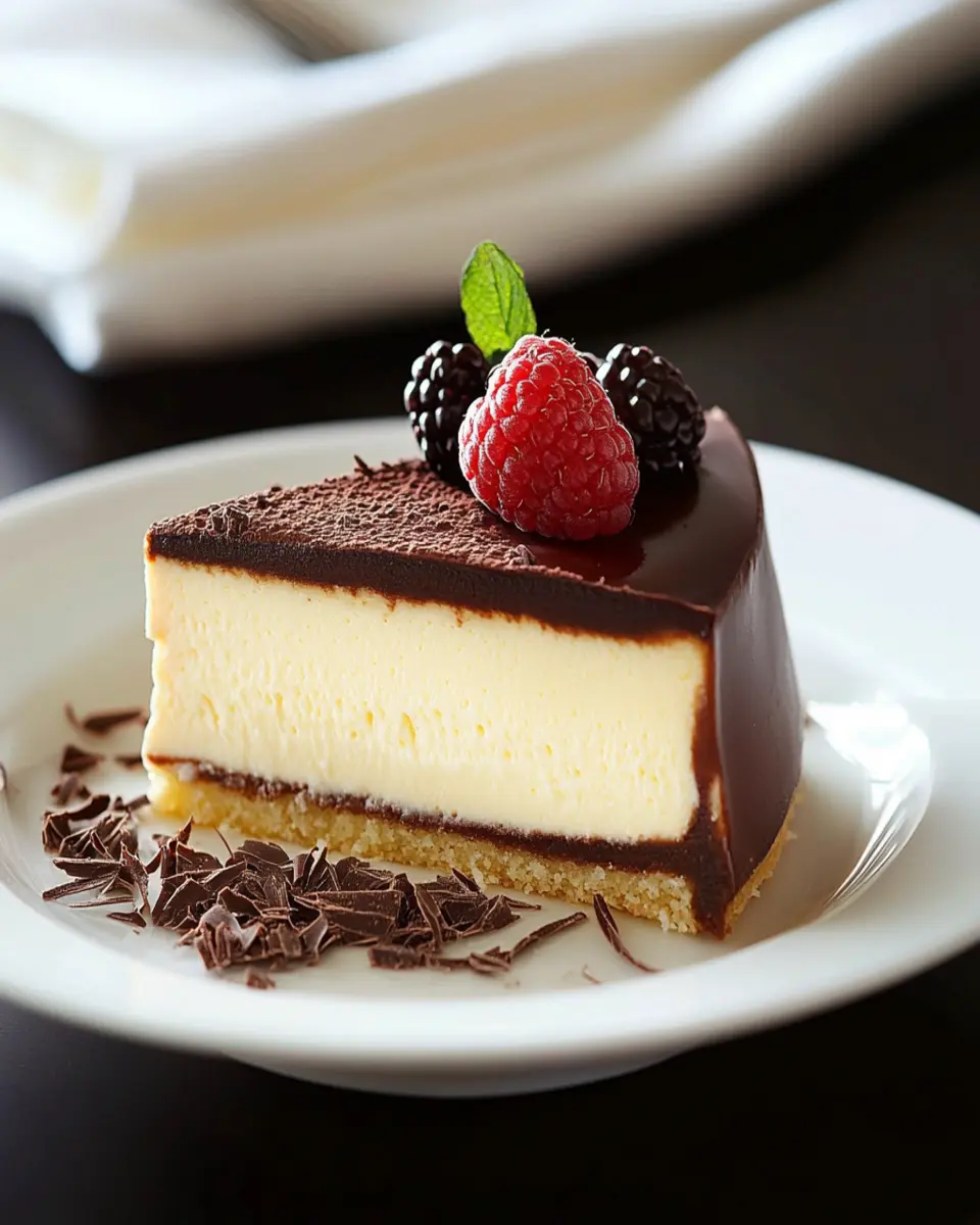 Boston Cream Pie Cheesecake First Image First Image