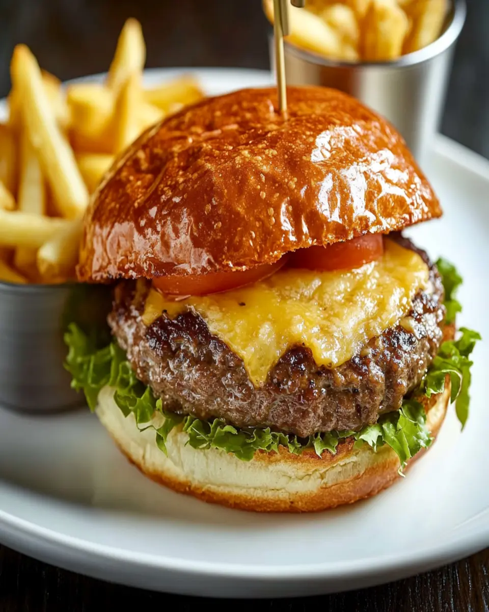 Savory Pâté Cheeseburger First Image First Image