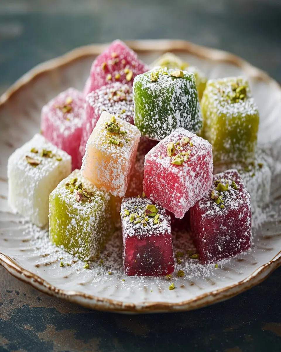 Turkish Delight with Pistachios First Image First Image