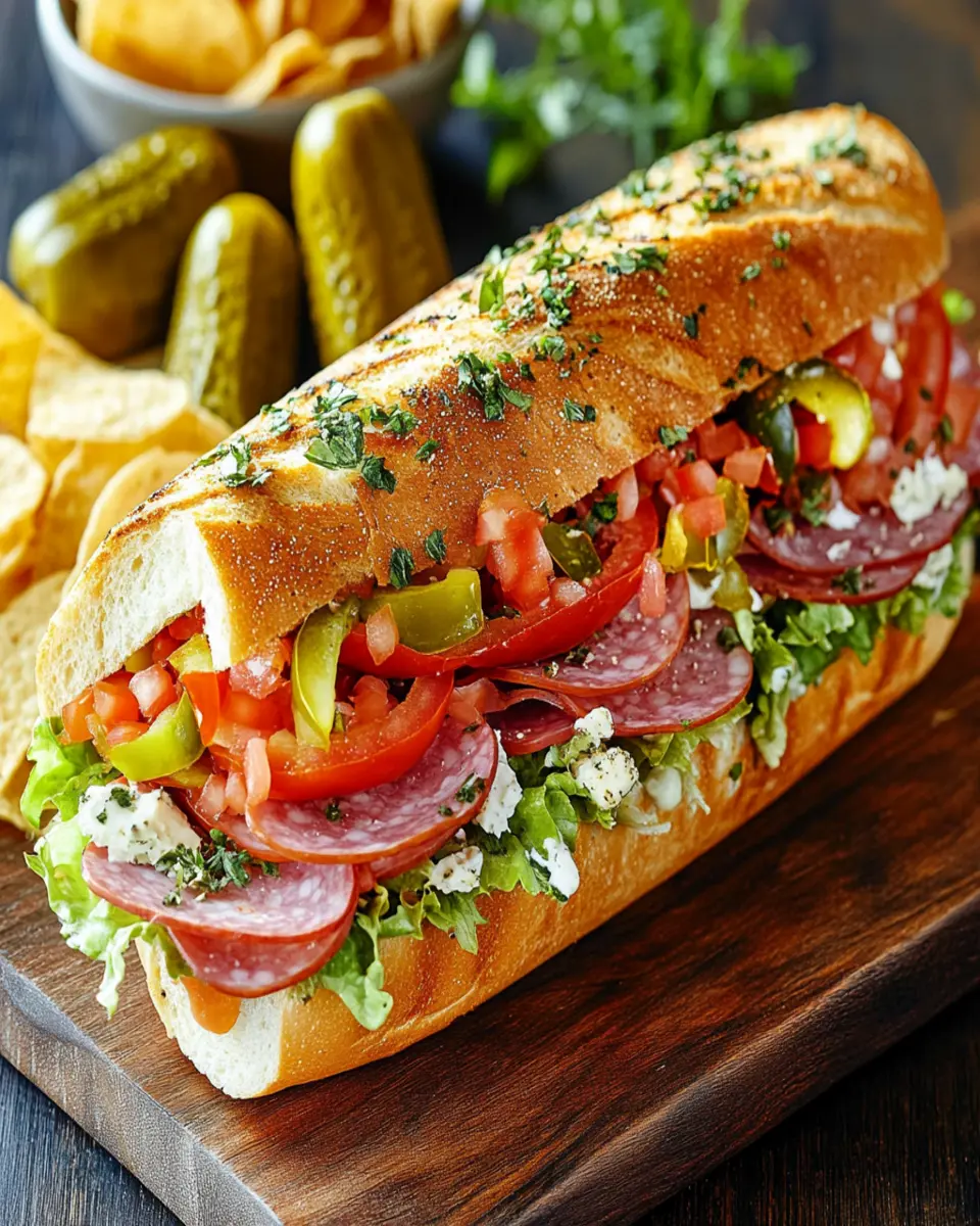 Chopped Italian Sandwich Delight First Image First Image