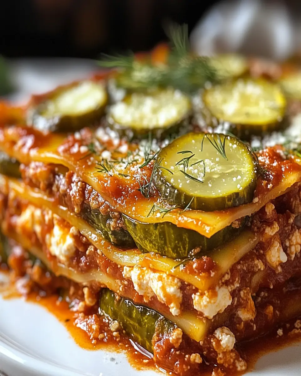 Dill Pickle Lasagna First Image First Image