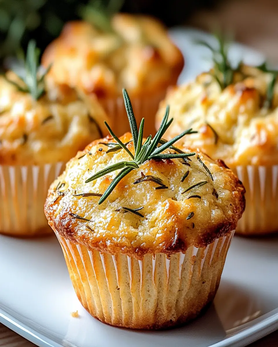 Garlic Rosemary Muffins First Image First Image