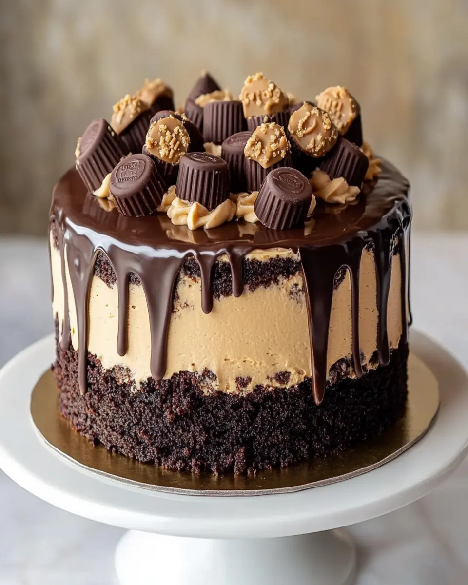 Reese’s Chocolate Peanut Butter Cake First Image First Image
