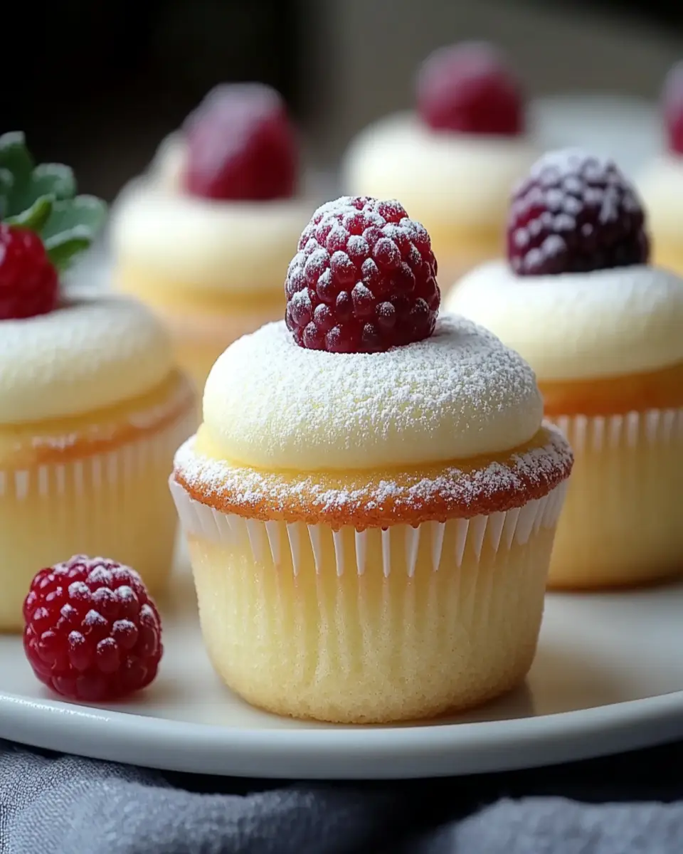 Japanese Cotton Cheesecake Cupcakes First Image First Image